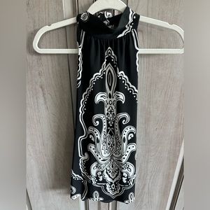 White House Black Market Tie Around Neck Top XS